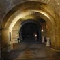 L'entre de la crypte qui va nous mener au tombeau de saint Eutrope