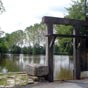 Le pont-cluse sur l'indre  Clavires prs Ardentes