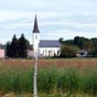 l'glise de Charre que l'on ne ctoiera pas, le chemin partant en direction de Lichos