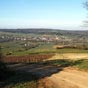 Asquins vu du vignoble  vins de Bourgogne.