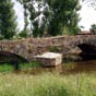Nous arrivons  Astorga en empruntant ce vieux pont romain... . 
