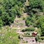 Avallon : Vue sur les jardins-terrasses depuis le parc des Chaumes.