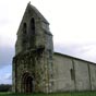 Auros : Au nord-ouest du village, sur une route menant  Brouqueyran, se trouve l'glise Saint-Germain, ancienne glise paroissiale qui date des XIe et XIIe sicles. Dvaste par les calvinistes en 1577, puis par les frondeurs au XVIIe sicle, le service religieux fut transfr dans la chapelle du chteau qui devint l'glise paroissiale Notre-Dame. L' glise a t entirement restaure, en particulier, les cloches refondues en 1887..