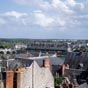 Vue depuis la place du chteau, ancienne avant-cour du chteau, jadis entoure de maisons de dignitaires de la cour. 