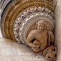 Htel Lallemant : Dessous de la tourelle  droite de la faade, encorbellement.