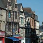 Le vieux Bourges : le charme des maisons  pans de bois.