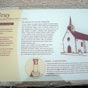 Borne d'information sur l'glise Saiint-Martin de Couy.