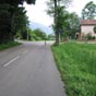 On atteint le col de Buret (599 m)....notre compagnon de route persiste  nous accompagner!