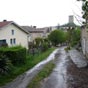 Arriv�e pluvieuse � Montcuq...