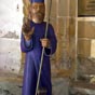 Intrieur de l'glise Saint-Nicolas : statue.
