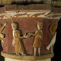 Le mariage Civaux (Poitou): Etre Un, cest retrouver ce double cleste en soi. Le double en question est celui qui a pour vocation de nous faire sortir du pige de la matire o nous sommes tombs pour des raisons inexprimables. Celui qui nous tend la main comme depuis lau-del, et qui nous appuie son pouce sur la premire phalange de lindex nous supplie davoir la force de saisir cette main thophore. Il est celui qui vient radicalement de lautre ct et qui nous relvera un jour, plus radieux que jamais.