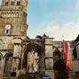 Faade ouest de l'glise romane