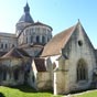 Le chevet de l'glise abbatiale Notre Dame.