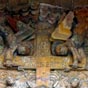 Le tympan : La croix du Christ