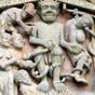 Le tympan : Lucifer et la paresse spirituelle.