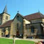 Anthien : l'glise Saint-Laurent est un difice reconstruit  la fin du XVIe sicle et modifi au XVIIIe sicle, les vitraux sont de Lobin  Tours, XIXe sicle.
