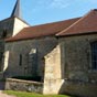 Bazoches : autre vue de l'glise Saint-Hilaire (photo Jack Trouv).