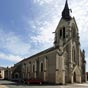 Eguzon : L'glise paroissiale est ddie  Saint-Etienne comme  Cuzion.