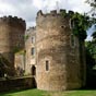 Le chteau de Chateaubrun : faade et tour sud est.