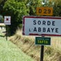Sorde l'Abbaye terme de notre tape...et dbut de la dcouverte de son abbaye...