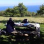 Quelques km aprs Zumaia, il est temps de casse-cruter dans une splendide salle  manger...