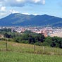 Vue d'Hendaye et du Jaizkibel en arrire-plan. Nous sommes prts  le gravir...