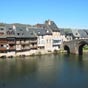 Maisons des tanneurs, le long du Lot.