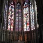 Nous quittons Carcassonne  regret non sans avoir admir les vitraux de la cathdrale, considrs comme les plus intressants du midi.