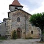 Saint-Flix-de-Mirabel : l'glise romane Sainte-Radegonde appartenait  l'abbaye de Figeac.