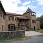 Maison typique de la rgion que nous dcouvrons aprs avoir quitt l'glise de Sainte Radegonde.