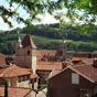 Figeac : Vue gnrale sur Saint-Sauveur et la tour du Viguier.