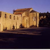 Une partie de l'abbaye restaur�e