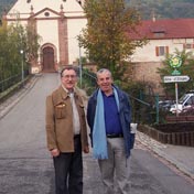 Franois avec Jacques Pourreyron en Alsace