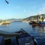 Il fait bon flner sur le port de pche.