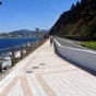 Aprs Zarautz, nous optons pour suivre la cte cantabrique en empruntant une magnifique promenade qui nous conduit  Getaria.