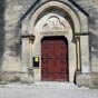 Le portail de l'glise de Barp.