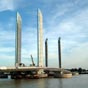 Le pont Jacques-Chaban-Delmas, ou pont Bacalan-Bastide,  Bordeaux, est un pont franchissant la Garonne entre le pont de pierre et le pont dAquitaine, il se situe dans le prolongement de la rue Lucien Faure. Le conseil municipal de la ville de Bordeaux a rsolu le 22 octobre 2012 de le baptiser du nom de  Jacques Chaban-Delmas , l'ancien maire de Bordeaux.