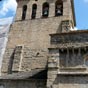 Jaca : La cathdrale San Pedro frappe par sa hauteur et son ampleur,  cette poque, dans un si petit pays : portail sculpt, trois nefs, douze chapelles, et par la richesse de sculptures.