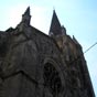 Monsgur : L' glise Notre-Dame,  gothique, a t rige  la fin du XIIIe sicle, en mme temps que la bastide. Elle a t rnove au XIXe sicle en nogothique. Le portail ouest, le clocher et la vote datent de cette poque.