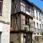 La Role : Maison  colombages. De nombreuses maisons  pans de bois se trouvent dans les rues et ruelles de la vieille ville.