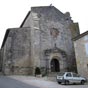 L'glise de Miradoux:Eglise  nef unique, clocher massif et portail Renaissance , votes en ogives.