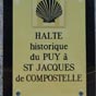 Un rappel: nous sommes bien sur le chemin de Compostelle et la paroisse orthodoxe de Lectoure nous le rappelle....