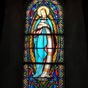 Vitrail de la Vierge , dat de 1872.