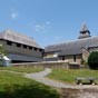 L'glise de Lacommande et l'ancien hpital de plerins attenant, devenu centre culturel...