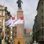 Monument  la gloire du fondateur de Bilbao: Don Diego Lopez