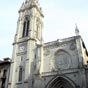 La cathdrale de Bilbao:Son origine probable remonte avant la fondation de la ville vers 1300, quand Bilbao n'tait qu'un village de pcheurs.  La cathdrale est ddie  Saint-Jacques car se trouvant  sur un des chemins du plerinage de Saint-Jacques-de-Compostelle.  Elle a obtenu le titre de basilique mineure en 1819, avant de devenir la cathdrale du diocse de Bilbao en 1950.