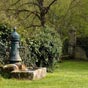 Aureil : Fontaine  l'effigie de saint Martial.