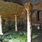 Santa Eulalia de Boveda:Par la suite le temple aurait t transform en lieu de culte chrtien et le bassin reconverti en baptistre. Beaucoup de question restent sans rponse quant  l'usage du lieu,  la signification des fresques et des sculptures, et  ce qui se trouve dessous.