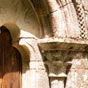 Bacurin: Dtail du portail de l'glise San Miguel