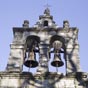 Mera: Dtail du clocher de l'glise San Pedro